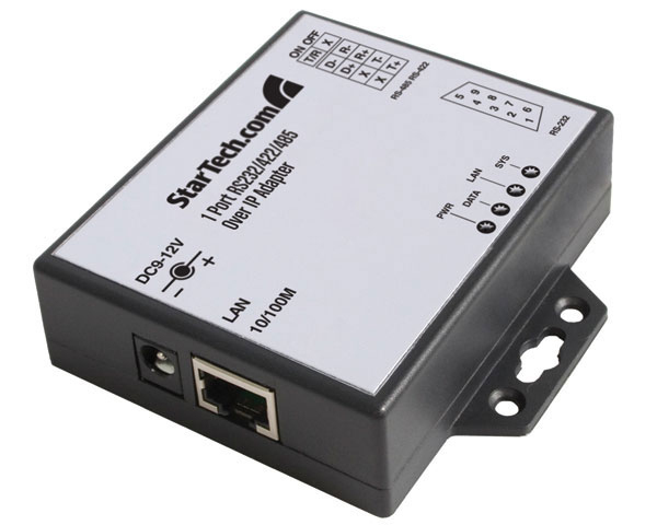 1 Port RS-232/422/485 Serial over IP Ethernet Adapter