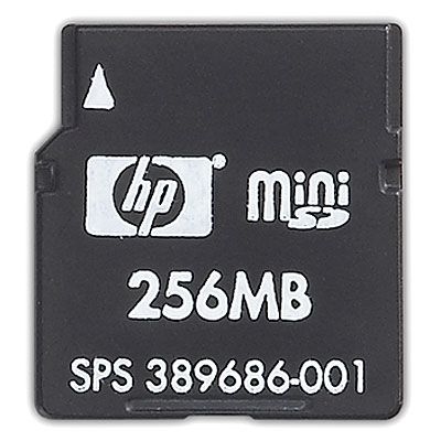 256 MB MiniSD Memory Card