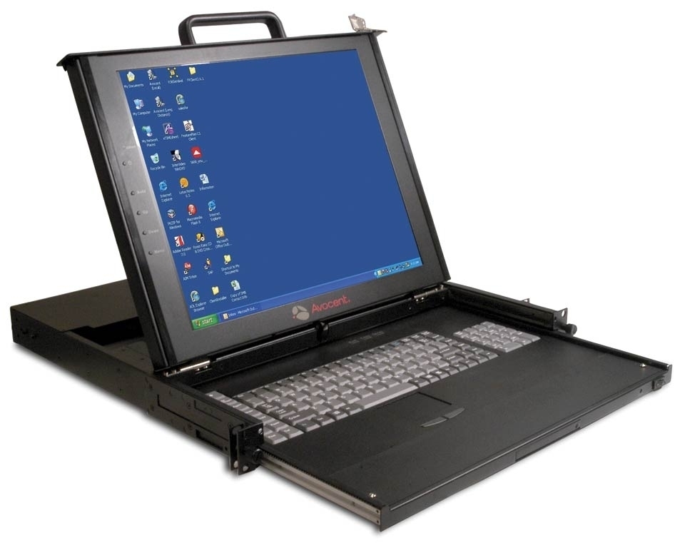 17" Dual-Rail Rack Console EU