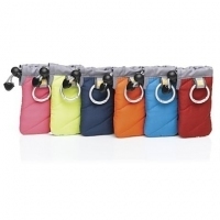 Nylon pockets carabineer MEDIUM ass col