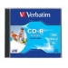 43545/KIT Verbatim CD-R 700MB 52x Fast Dry GenJC WiPrt 10pk