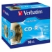 43537/KIT Verbatim CD-R/700MB 80Min 52x LIGHTSCRIBE JC 10pk