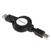 Retractable USB 2.0 A > B Cable - M/M