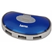 00078485 Hama USB 2.0 Hub 1:4, blue