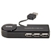 00078488 Hama USB 2.0 Hub 1:4, black