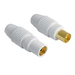 00044111 Coax Plug/Coax Jack, gold plated