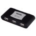 00078492 Hama USB 2.0 Hub 1:4, black/silver