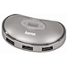 00078484 Hama USB 2.0 Hub 1:4, silver