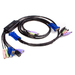 2 Port USB VGA Cable KVM Switch w/ Audio