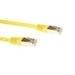 FB 9800 Intronics Patchcord SSTP Category 6 PIMF, Yellow 0.50M