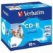 43325/10 Verbatim CD-R Super AZO Wide Inkjet Printable
