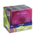 94300 Verbatim CD-RW 80MIN 700MB 2X-4X Color 20pk Matching Color Slim Cases