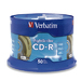 96164 Verbatim CD-R 80MIN 700MB 52X LightScribe 50pk Spindle