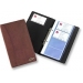 2101429 Soft Touch Business Card Book, Chocolate